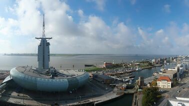 Panorama Bremerhaven von der Webcam