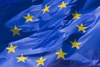 Europaflagge Link zur Wahl zum Europäischen Parlament.