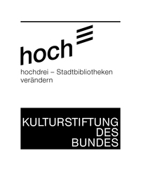 Logo hochdrei - Stadtbibliotheken verändern