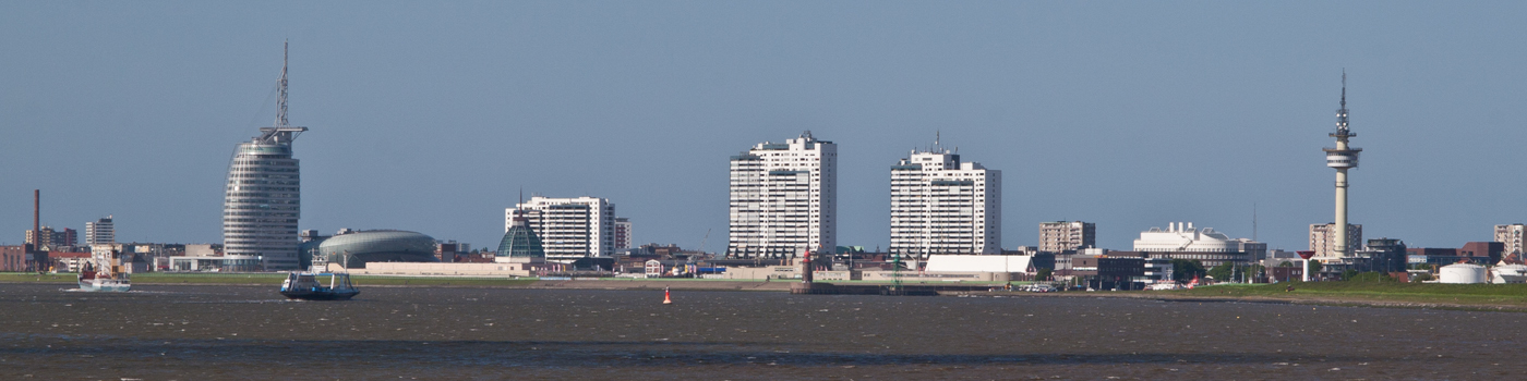 Luftbild Bremerhaven mit Havenwelten