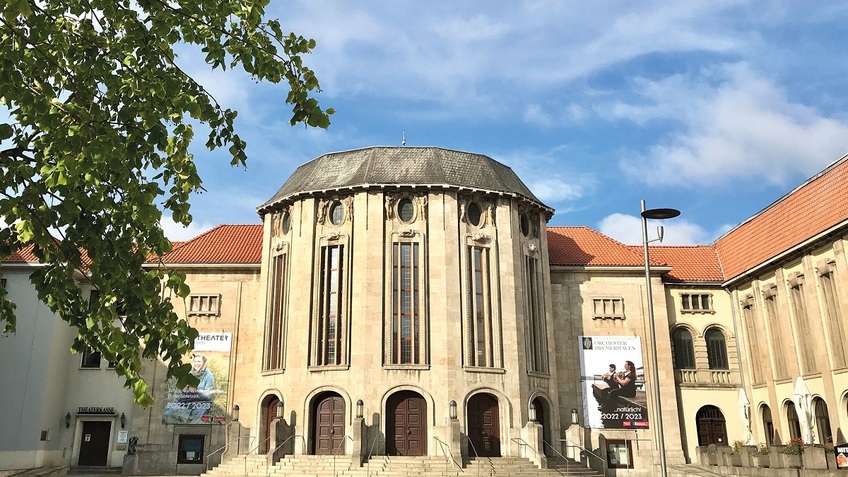Exterior view of the City Theater 