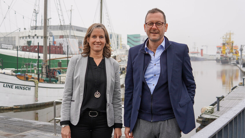Sind als neue hauptamtliche Magistratsmitglieder gewählt: Andrea Toense und Martin Günthner. 