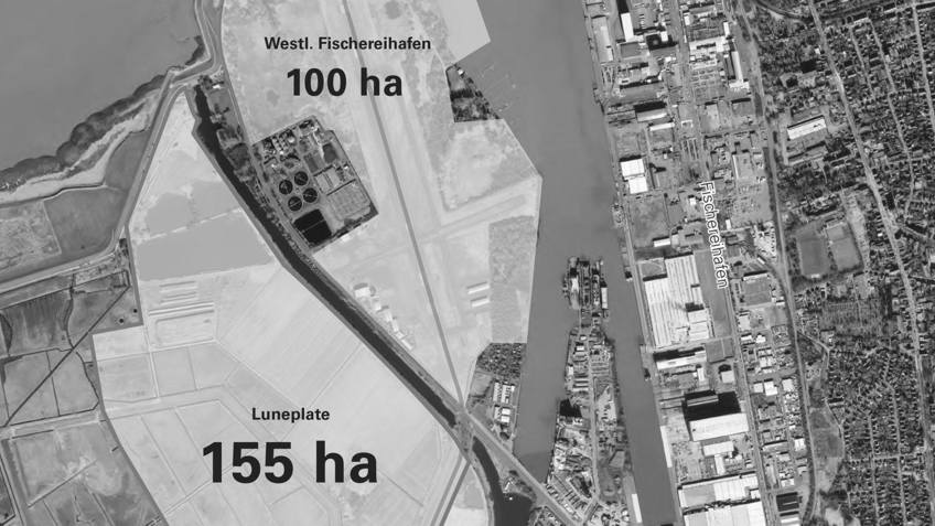 Im Industriegebiet Luneplate soll es entstehen – ein nachhaltig ausgerichtetes Gewerbegebiet auf einer Teilfläche der Luneplate in Bremerhaven