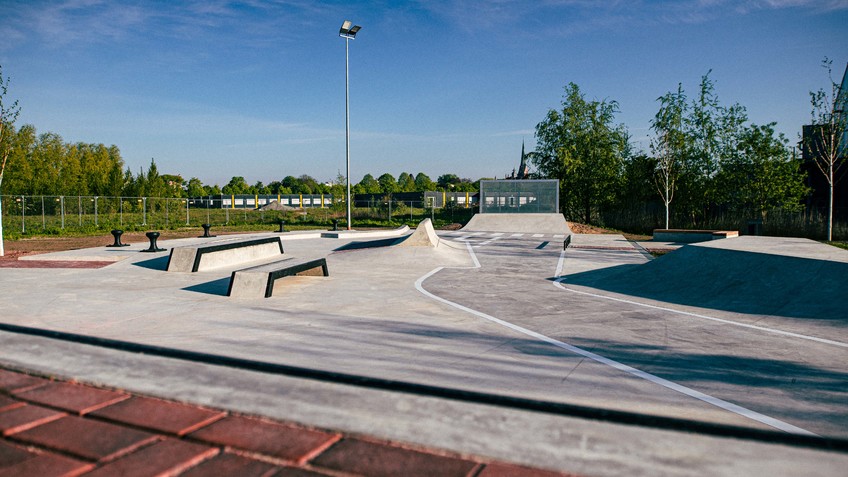 Neuer Skatepark an der Geeste