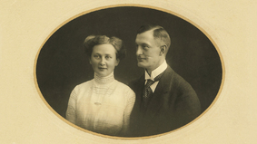 Verlobungsfoto von Tete und Tyark von 1913