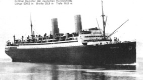 Riesendampfer "Columbus" 1924