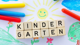 Schriftzug Kindergarten