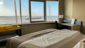 A room with sea view.