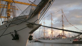 Segelschiffe im Neuen Hafen