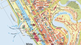Ausschnitt aus dem neuen Stadtplan