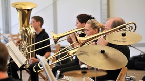 Blasorchester Bremerhaven beim 7. Musikfest im Bürgerpark