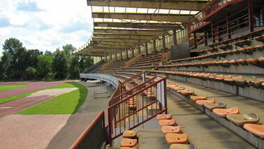 Bild vom Tribünendach Nordsee-Stadion