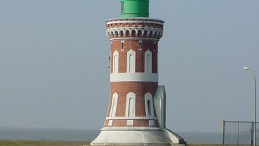 Deko Modell Leuchtturm Bremerhaven Pingelturm ca 11 cm 