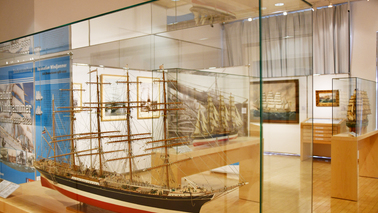 Segelschiffmodell im Historischen Museum