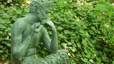 Skulptur in Thieles Garten