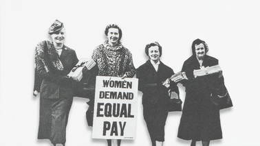 We all should be feminists I women demand equal pay 