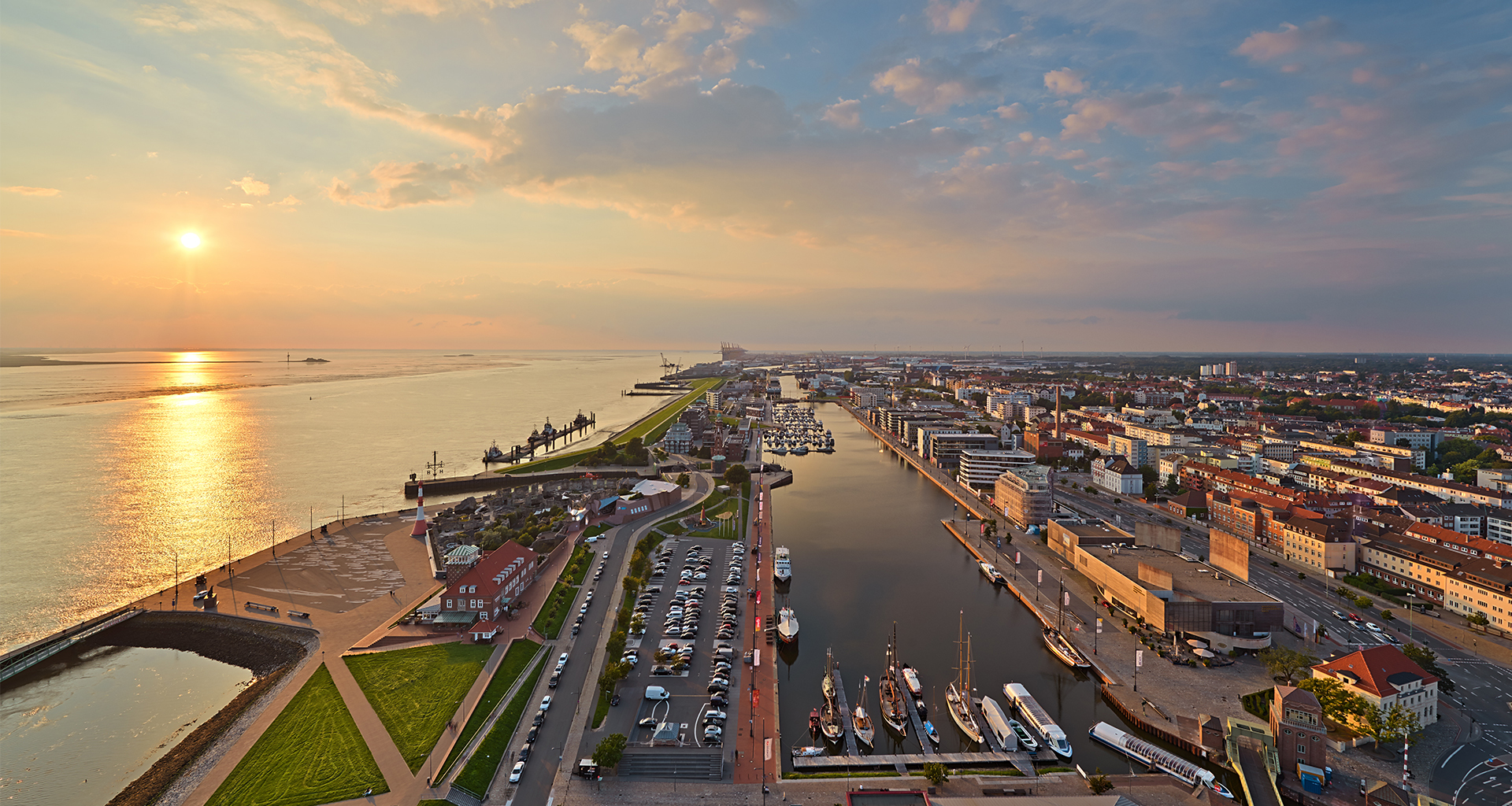 Luftbild von Bremerhaven